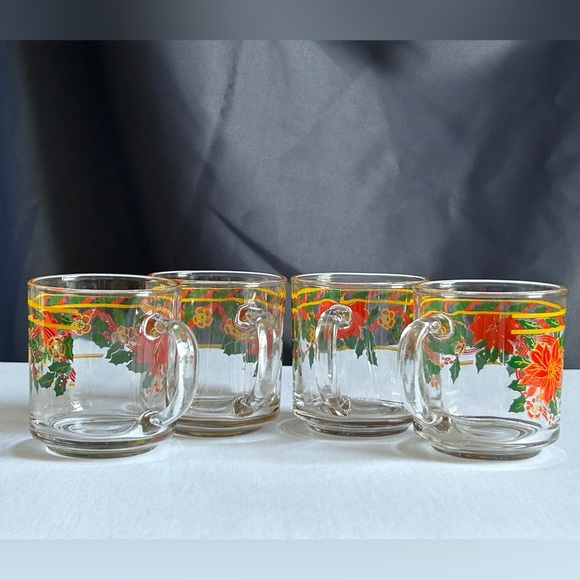 Vintage KIG Indonesia Christmas Cups 🎄Set of 4 - Picture 4 of 5